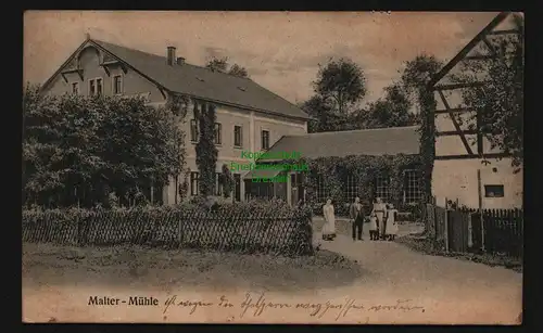 136142 AK Malter Mühle 1913 Gasthof