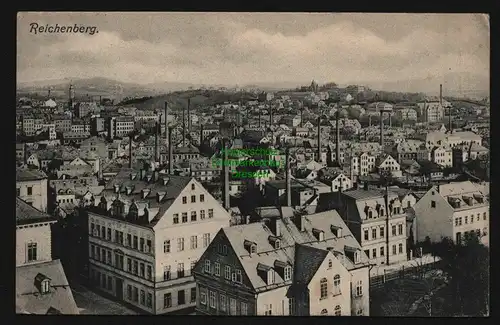 136314 AK Reichenberg Schlesien Panorama um 1910