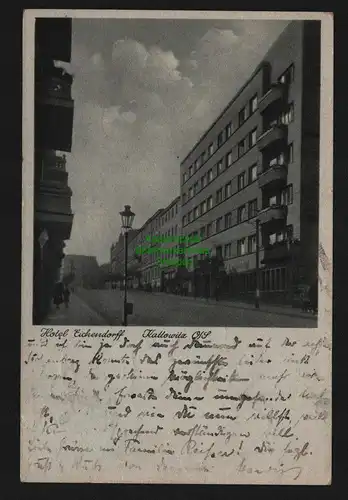 135916 AK Kattowitz Katowice 1943 Hotel Eichendorff Eichendorffstraße 3