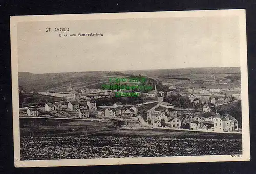 132039 AK St. Avold 1914 Lothringen Blick vom Wenheckerberg