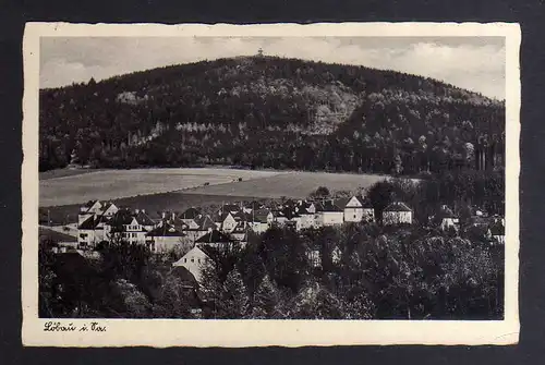 130299 AK Löbau mit Löbauer Berg 1940 Feldpost