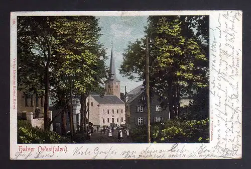 130347 AK Halver Westfahlen Kirche 1901
