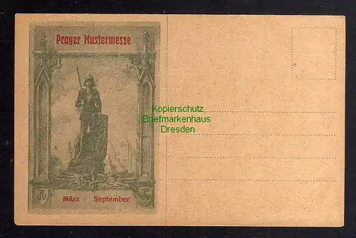 128803 AK Prag Prager Mustermesse um 1920