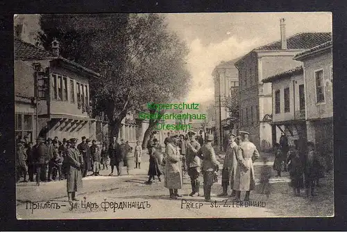 128925 AK Prilep Mazedonien ?????? Ferdinand Straße Militär 1917