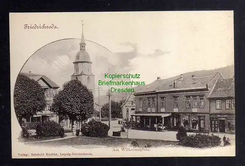 129102 AK Friedrichroda Am Wilhelmplatz Prinzenhausum 1905