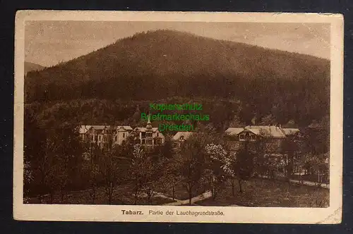 129152 AK Tabarz i. Thür. Partie der Lauchagrundstraße 1926