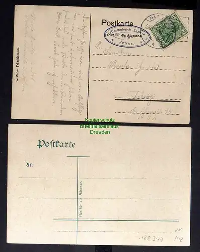 128347 2 AK Himmelreich Saaleck Bad Kösen Petrus 1910 Promenade 1913