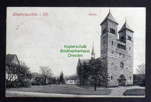 128382 AK Klosterlausnitz i. Th. Kirche 1930