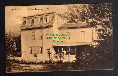 128423 AK Jena 1915 Schillers Gartenhaus