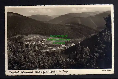 128439 AK Sitzendorf Schwarzatal Luftbild Fliegeraufnahme Fotokarte Bahnhof 1938
