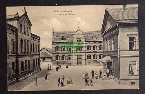 128413 AK Waltershausen 1915 Die drei Schulen