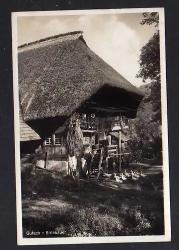 110435 AK Gutach Schwarzwaldbahn Fotokarte 1935 Birlebauer