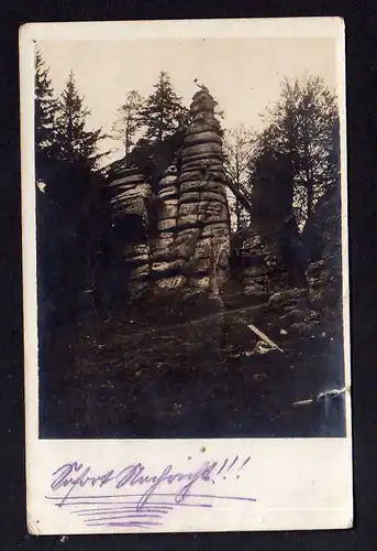 107055 AK Lauf Bayern 1912 Fotokarte Felsen Bergsteiger Kletterer