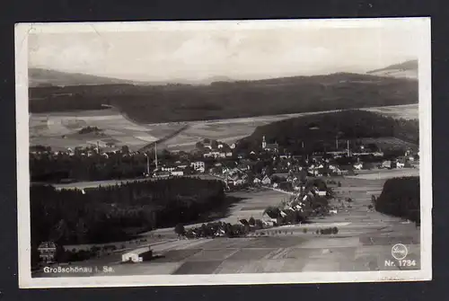 106967 AK Großschönau Sachsen Luftbild 1931 Fotokarte