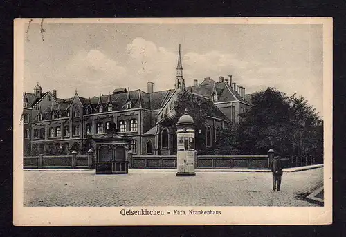 106630 AK Gelsenkirchen Kath. Krankenhaus 1917