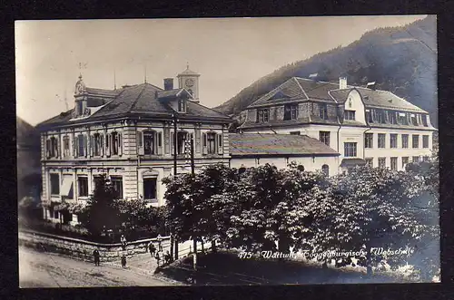 106529 AK Wattwil Toggenburgische Webschule Fotokarte 1918