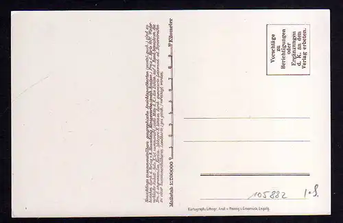 105882 AK Landkarten AK Wona Nr. 1 ! Bautzen Wittichenau Lohsa Milkel Uebigau ..