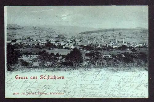 106508 AK Schlüchtern 1900 Panorama