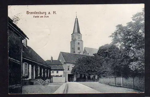 103692 AK Brandenburg Partie am Dom 1925