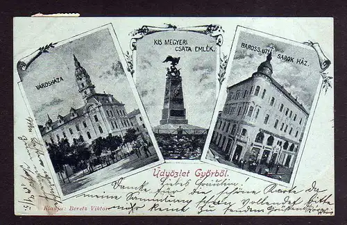 104089 AK Győr Gyor 1899 Raab