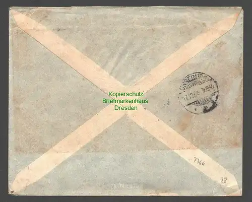 B7766 Deutsch Südwestafrika Feldpostbrief Ramansdrift 1906 Soldatenbriefstempel