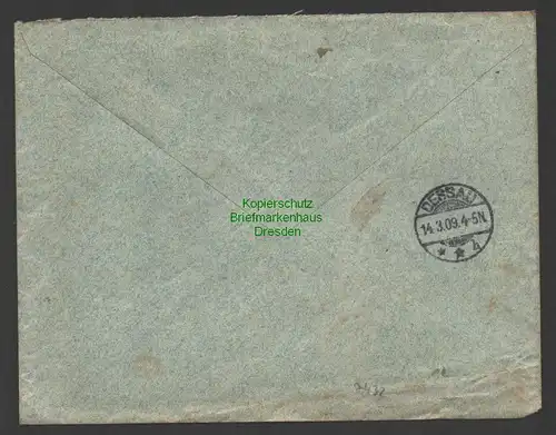 B7432 Brief Windhuk Deutsch Südwestafrika 1909 an Versandhaus Lewinsohn D