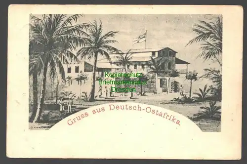 B7889 Deutsch Ostafrika DOA AK Dar-Es-Salaam 1903 Kaserne