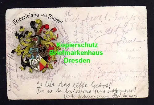 114470 AK Studentika Marburg um 1920 Fridericiana sei´s Panier