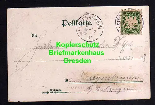 114497 AK Rothenburg ob der Tauber Rothenburger Gruss Meistertrunkpokal 1901