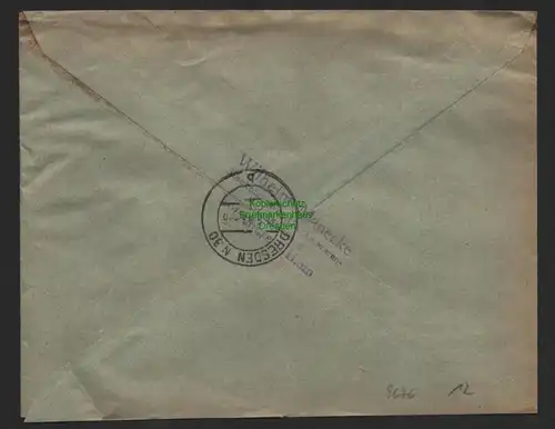 B9676 R-Brief Gebr. Hörmann A.-G. Rotenburg (Han) 2 Wilhelm Manecke 1943 Schoko