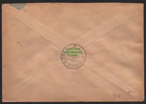 B9643 R-Brief Gebr. Hörmann A.-G. Oppeln 1 x 478  Alfred Marx 1942 Schokoladen