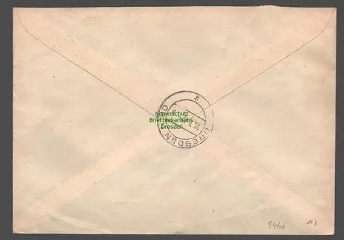 B9446 R-Brief Gebr. Hörmann A.-G. Kassel 1 cc 1942 Strippel & Heller