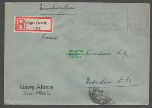 B9397 R-Brief Gebr. Hörmann A.-G. Hagen (Westf) 1 1942 Georg Ahrens