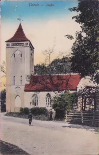 170971 AK Paretz Ketzin Havel Kirche 1913