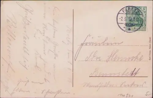170971 AK Paretz Ketzin Havel Kirche 1913