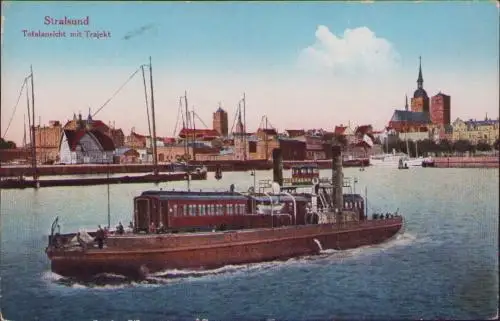 170895 AK Stalsund Trajekt um 1925