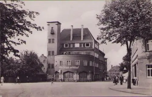 170691 AK Groitzsch Krs. Borna Feuerwache 1957