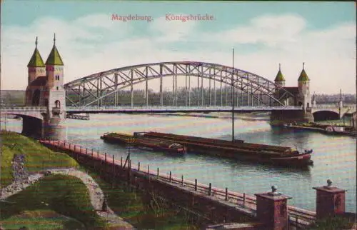 170616 AK Magdeburg Königsbrücke 1909