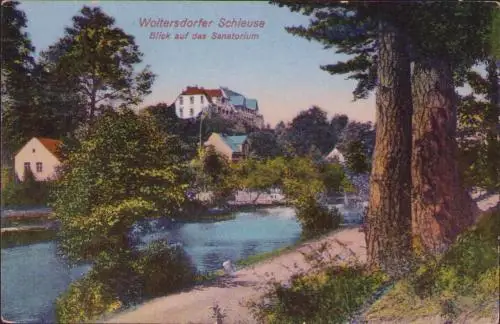 170584 AK Woltersdorfer Schleuse Sanatorium 1925