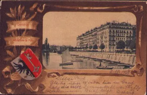 170565 AK Genf Geneve Passepartout 1901