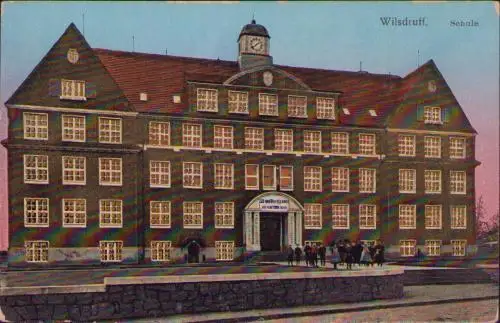 170538 AK Wilsdruff Schule 1911