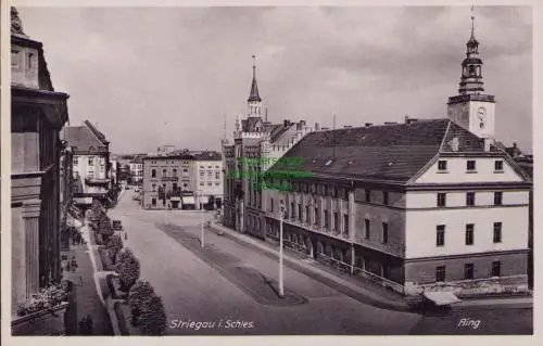 170446 AK Striegau Strzegom Schlesien um 1940 Ring