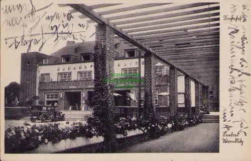 170414 AK Seebad Wandlitz Bahnhof Hotel Restaurant Cafe 1934