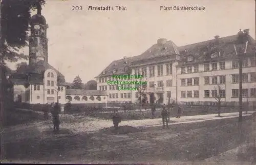 170402 AK Arnstadt Thür. 1923 Fürst Güntherschule