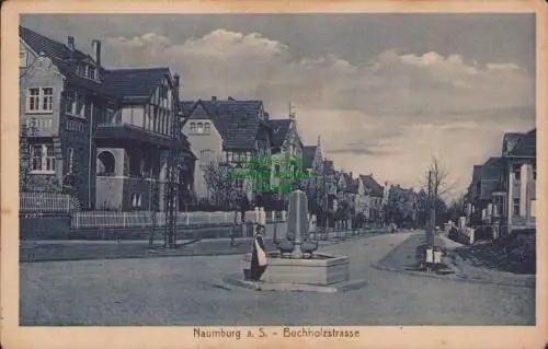 170395 AK Naumburg Saale 1917 Buchholzstrasse Feldpost