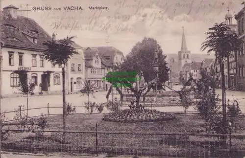 170353 AK Vacha 1913 Marktplatz Apotheke