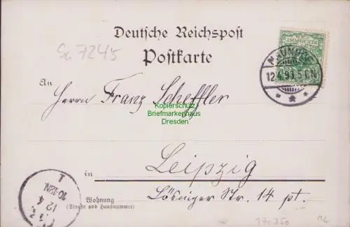 170350 AK Naunhof 1899 Rothenburger Erker Conditorei und Cafe