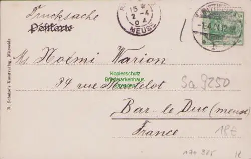 170325 AK Mittweida i. Sa. 1904 Rochlitzer Straße Geschäft E. H. Landschreiber