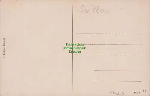 170319 AK Ruhland um 1915 Die Elsterbrücke mit Zollhaus