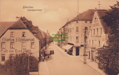 170314 AK Glauchau Leipzigerstrasse Garten Restaurant Cafe Emil Uhlig Pianoforte